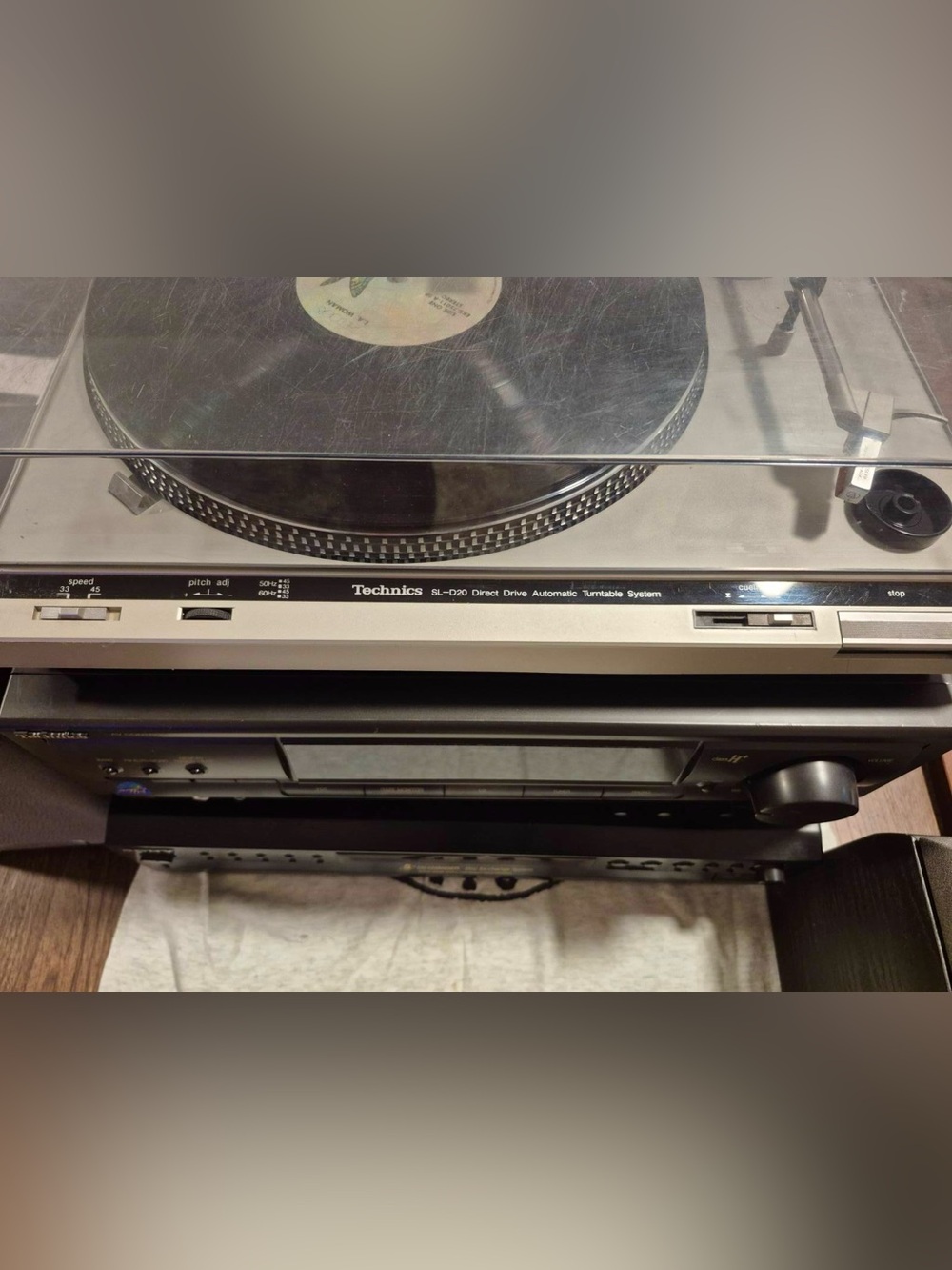 Technics and Sony Home Stereo System Stack Component Audio Bundle with Turntable - Picture 7 of 15